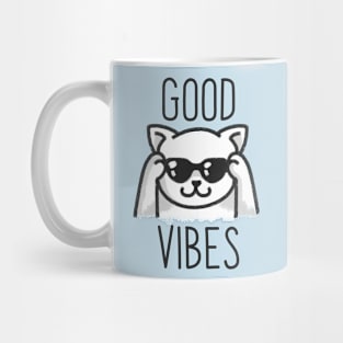 Good Vibes Cat Mug